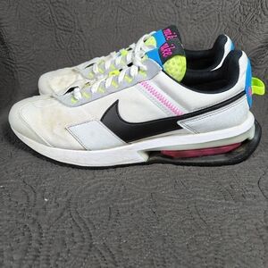 Nike Air Max Pre-Day White Platinum Volt Running Comfort Sneaker Men's Shoe 9.5